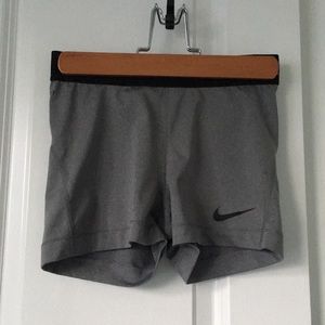 Gray Nike Pro Spandex
